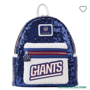 Loungefly NFL Giants Sequin Mini Backpack